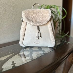 Kate Spade Leila Faux Fur Backpack VEUC